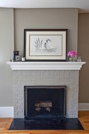 It really lightened up the room and made things a lot more modern. 11 Brick Fireplace Makeovers My Blessed Life