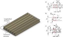 Directions in a sandwich panel with corrugated ...