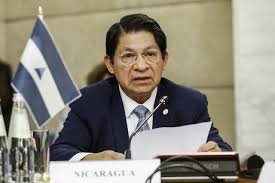 Denis Moncada Minister Foreign Affairs Nicaragua Editorial Stock Photo
