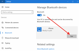 Click on the iphone icon. How To Connect Iphone To Pc Via Bluetooth Usb On Windows 10 Step By Step Tutorial Revista Rai