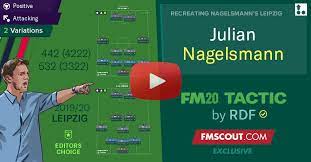 Julian nagelsmann (born 23 july 1987) is a german professional football coach who is the manager of bundesliga club rb leipzig. Julian Nagelsmann Tactic For Fm20 By Rdf Fm Scout