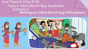 Kunci Jawaban Tema 2 Kelas 5 Halaman 58 60 61 62 Buku Tema Pentingnya Udara Bersih Bagi Pernapasan Tribun Pontianak