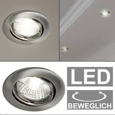 Große auswahl 30 tage rückgaberecht kauf auf rechnung. Etc Shop Led Einbaustrahler Decken Einbau Lampe Leuchte Spot Verstellbar Im Set Inkl Led Leuchtmittel Karton Beschadigt Online Kaufen Otto