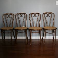 4 Bentwood Chairs Cane Chairs Minimalist Caning 1900s Poland European Farmhouse Southwestern Bohemian Home Decor Bistro Cafe C Bentwood Chairs Chair Cane Chair