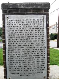 Marker For Jeb Stuart S Ride Through Dover Pa York County Dover Confederate Soldiers