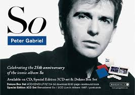 Jazz news: Peter Gabriel's Iconic "So" Album Remastered And Expanded For  25th Anniversary Edition To Be Released In Multiple Configurations