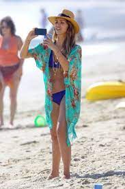 Spotted Celebrity Style With Kimono Ferbena Com Fashion Blog Magazine Swimwear Cover Women S Summer Fashion Swimwear Beachwear