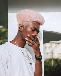 What Am I To Do With All This Love Pastelpinkhair Men Blonde Hair Dyed Hair Men Dark Skin Blonde Hair