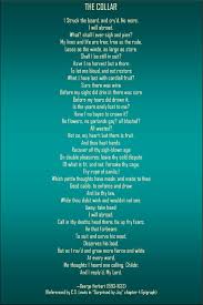 The Collar Poem By George Herbert Referenced By C S Lewis Love Poems Poetry Wallpaper Wise Words
