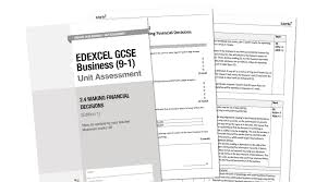 Edexcel Gcse 9 1 Business Unit Assessment For Business Tutor2u
