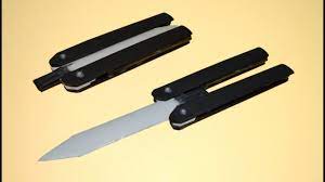 You can make it as simple or ornate as you choose, and you can use a real knife as a reference. How To Make A Paper Toy Butterfly Knife Youtube