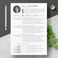 You can find a sample cv for use in the business world, academic settings, or one that lets you focus. Simple Resume Cv Template For Word Creative Illustrator Templates Creative Market