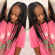 Kids natural hair braided in corn row design braids. Updated 40 Trendy Tribal Braids October 2020