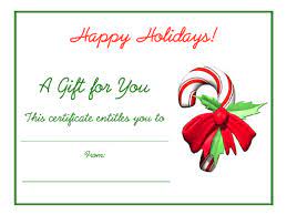 Check out our happy holidays card template selection for the very best in unique or custom, handmade pieces from our shops. 7 Gift Cert Templates Ideas Christmas Gift Certificate Gift Certificate Template Holiday Gift Certificates