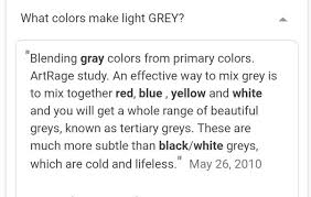 Dark shades tend to absorb light, making rooms feel smaller. What Does Purple And Grey Make Quora