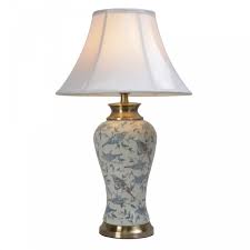 Porcelain table lamps, table lamp. Porcelain Table Lamp Oriental Table Lamps Birds Collage 4 Living