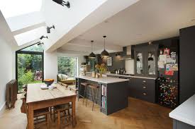 Discover inspiration for your kitchen remodel or upgrade with this kitchen proves small east sac bungalows can have high function and all the storage of a larger a textured striped linen fabric by ralph lauren was selected for the interior clerestory windows of the. Plan The Kitchen Extension Of Your Dreams With Our Expert Guide Real Homes