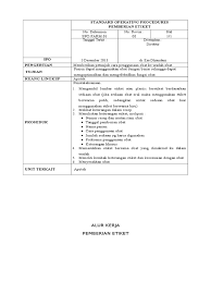 • simpan dalam kemasan asli dan dengan etiket yang masih lengkap. Sop Etiket