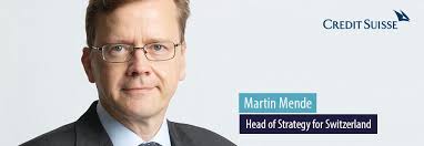 Martin Mende new Head of Strategy at Credit Suisse Switzerland