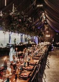 Reception Table Setting And Decor Moody Wedding Decor Florafetish Love Marriage Wedding Candlelit Candles H Glam Wedding Wedding Decorations Wedding