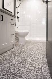 Vinyl sheet floorings provides more choices as they are available in a variety of styles to accent your decor. We Love How Our Vinyl Sheet Flooring In Filigree Helps This Sophisticated Bathroom Sta Vinyl Sheet Flooring Vinyl Flooring Bathroom Mannington Vinyl Flooring