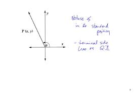 Learn what is obtuse angle. Trig Ratios Of Obtuse Angles