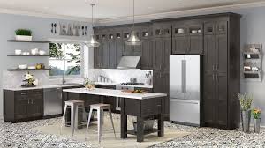 Thanks for shopping with stock cabinet express, your number one source for affordable kitchen cabinets. Charcoal Grey Shaker Ready To Assemble Kitchen Cabinets The Rta Store