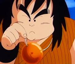 Yajirobe (ヤジロベー, yajirobē) is a human swordsman who met goku during his time going after king piccolo. Og Db The Dragon Balls Are Supposed To Be Unbreakable How The Fuck Did Yajirobe Pierce Through One And Make A Necklace Dbz