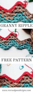 Once you have the desired amount of chains, you will want to . Easy Granny Ripple Crochet Pattern Easy Crochet