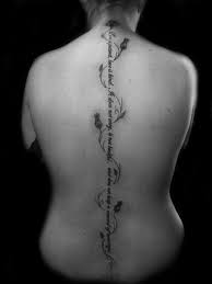Spine Flowers Tattoo For Women Tattoos For Women Flower Spine Tattoos Spine Tattoo Spine Tattoos For Women