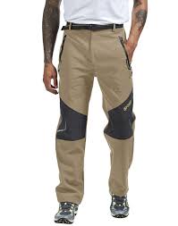 Gopune Men S Outdoor Cargo Hiking Pants Lightweight Windproof Fishing Tactical Travel Pants Khaki 2xl Hiking Outfit Pants Travel Pants