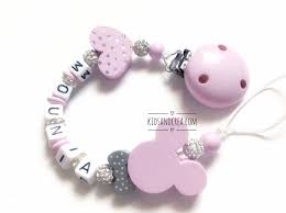 Attache Tetine Bois Personnalisee Prenom Fait Main Https Www Kidsandcrea Com Catenella Porta Ciuccio Catene