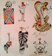 Zum verkauf steht ein absoluter klassiker.die erste ausgabe vom spider murphy's. Ted Inman Tattoo Legend Original Vintage 1960s Hand Painted Tattoo Flash Sheet 3 750 00 Picclick