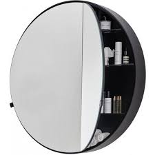 wil je een ronde spiegel en genieten van extra veel opbergruimte dan is deze mooie spiegelkast iets voor jou e badkamer badkamer spiegelkast spiegel badkamer