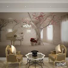 أحدث جدران ثلاثي الأبعاد رائعــــــة 2018 3dlat Net 03 17 D5aa Tree Wallpaper Living Room Wallpaper Living Room Living Room Photos