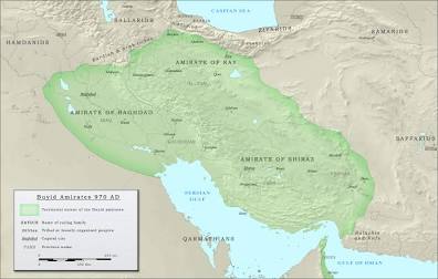 Territorial Dominance of the Buyid Emirates (10th Century), AI generated