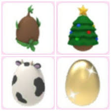 These are all the current eggs and pets that can be found in adopt me! Jungle Christmas Farm Golden Egg Adopt Me Pet Roblox Toys Games Video Gaming In Game Products On Carousell