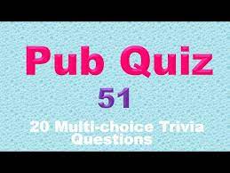 The spruce you've got enough to do as a party host. Pub Quiz 51 20 Trivia Questions And Answers Youtube