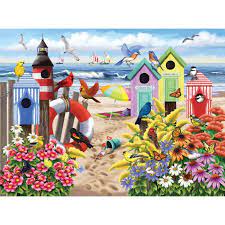 What's so special about sunsout jigsaw puzzles? Puzzle Xxl Pieces Nancy Wernersbach At Home By The Sea Sunsout 63077 300 Pieces Jigsaw Puzzles Beaches And Dream Islands Jigsaw Puzzle