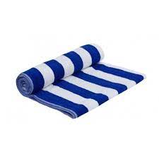 Eckhart stripe bath towel, blue. Blue And White Striped Cotton Bath Towel For Bathroom Rs 95 Piece Id 18970330033