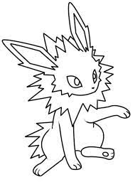 A few boxes of crayons and a variety of coloring and activity pages can help keep kids from getting restless while thanksgiving dinner is cooking. Jolteon 4 Coloring Page Free Printable Coloring Pages For Kids