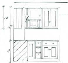 Dishwashers doors usually open by 60 cm and oven doors usually about 50 cm. Kitchen Cabinet Height