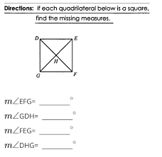 Try drawing a quadrilateral, and measure the angles. If Each Quadrilateral Below Is A Square Find The Missing Measures Quadrilateral Worksheets Order Of Rotational Symmetry Of A Square