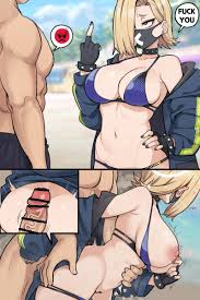 spikes, bikini, hetero, swimsuit, teacher - Anime R34