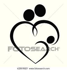 Familie Herz Symbol Clip Art K22676027 In 2020 Medizinische Illustration Clipart Grafik