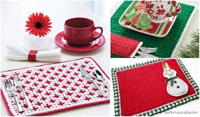 Check spelling or type a new query. The Best Christmas Placemats Crochet Patterns