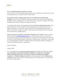 Business objective, personal objective and social objective. Insurance Sales Letters Insurance Marketers Blog