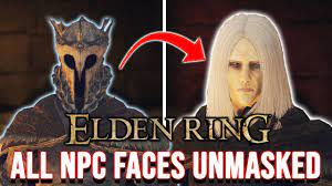 ELDEN RING: All NPC Faces without Helmets! (UNMASKED) - YouTube