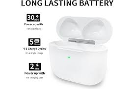 Wireless Charging Case Replacement for AirPods 4th Generation White