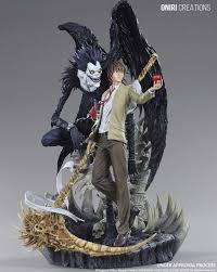 Artstation Light Ryuk Diorama Guillaume Vanson At Https Www Artstation Com Artwork Oe64k Created By Gui Death Note Cosplay Death Note Light Death Note